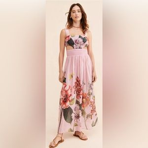 Anthropologie Flowy Maxi Dress